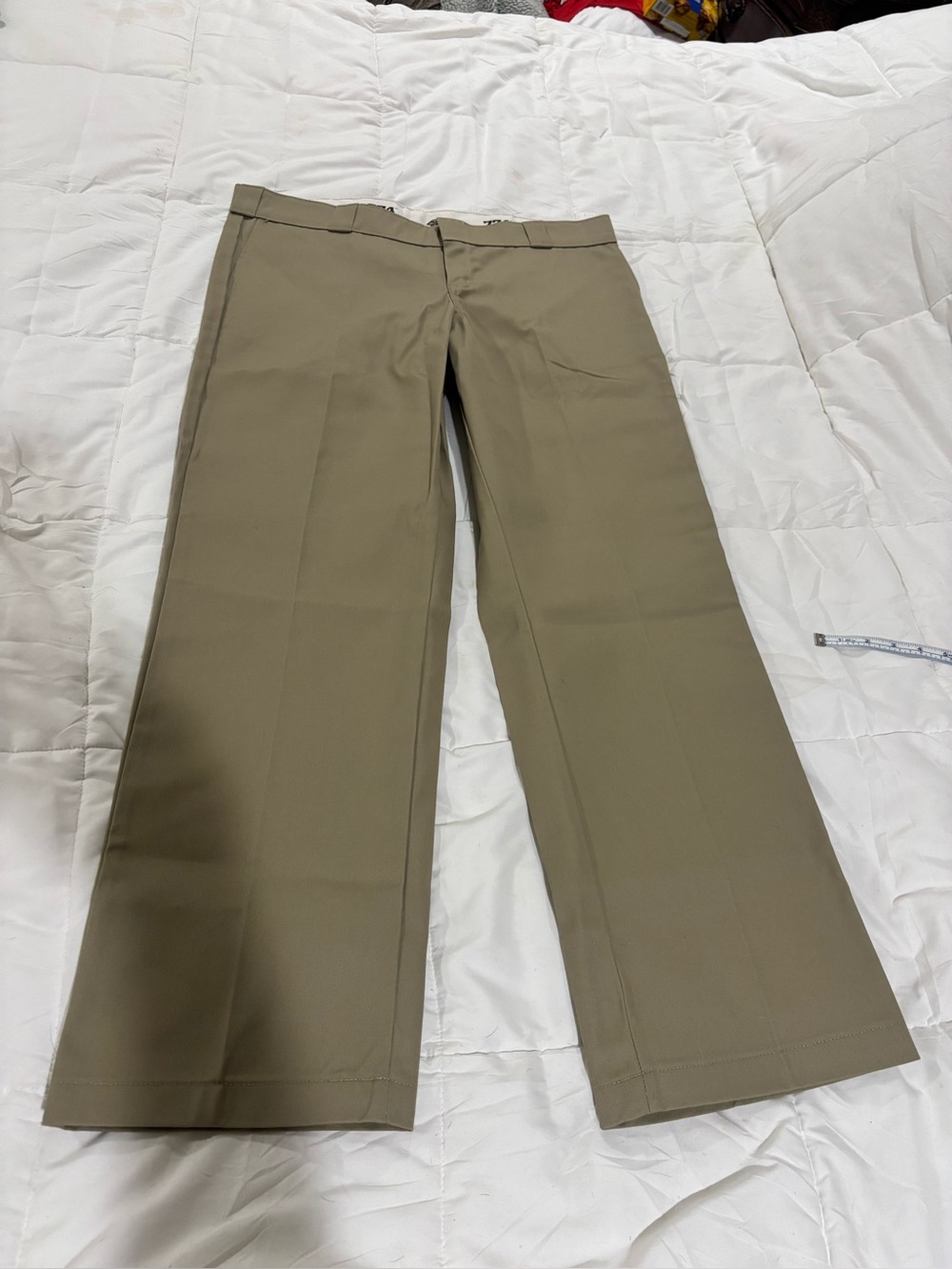Dickies 774 Straight Leg Original Fit Women's Work Pants Sz 12 RG & Khaki